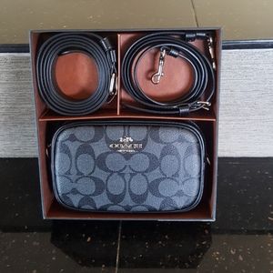 Coach signature convertible belt bag